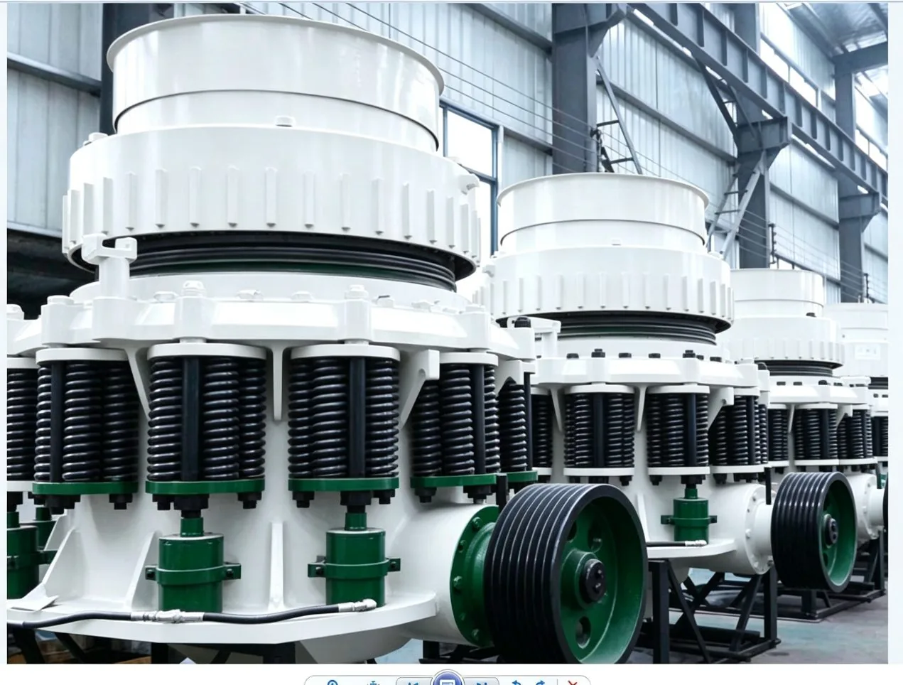 SMS high-efficiency spring cone crusher photo 1